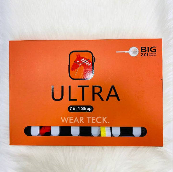 Azaadi Deal | Ultra 7 in 1 Smart Watch With Free Earcuffs