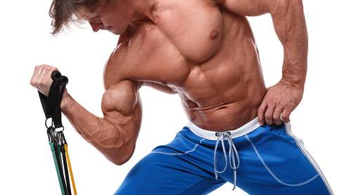 11 Pcs Fitness Resistance Bands Set - (IMPORTED)