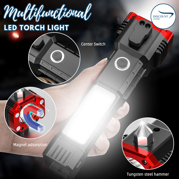 Multifunctional LED Torch Light - (IMPORTED)