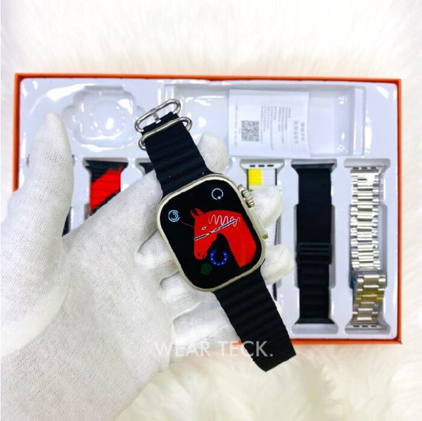 Azaadi Deal | Ultra 7 in 1 Smart Watch With Free Earcuffs