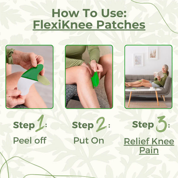 Flex Knee  - Natural Knee Pain Patches.