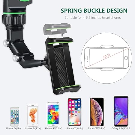 Car Rearview 360 Rotating Clip