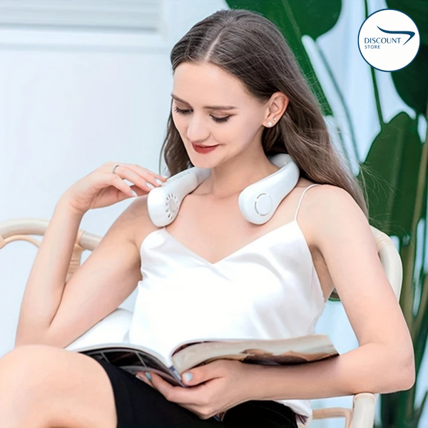 Portable Bladeless Hanging Neck Fan - (IMPORTED)