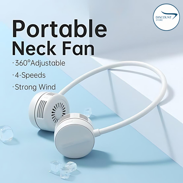 Portable Bladeless Hanging Neck Fan - (IMPORTED)