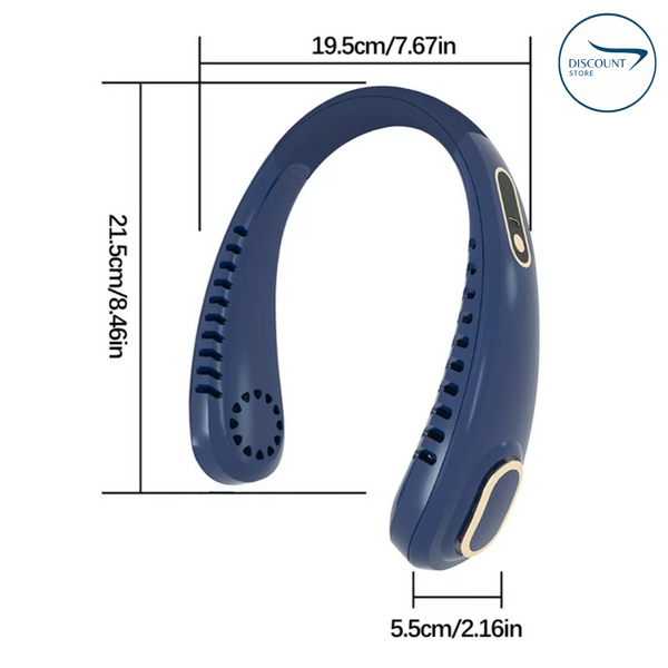 Portable Bladeless Hanging Neck Fan - (IMPORTED)