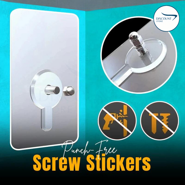 Punch-Free Screw Stickers - (IMPORTED)