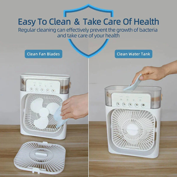 Portable Humidifier Air Cooling Conditioner Fan